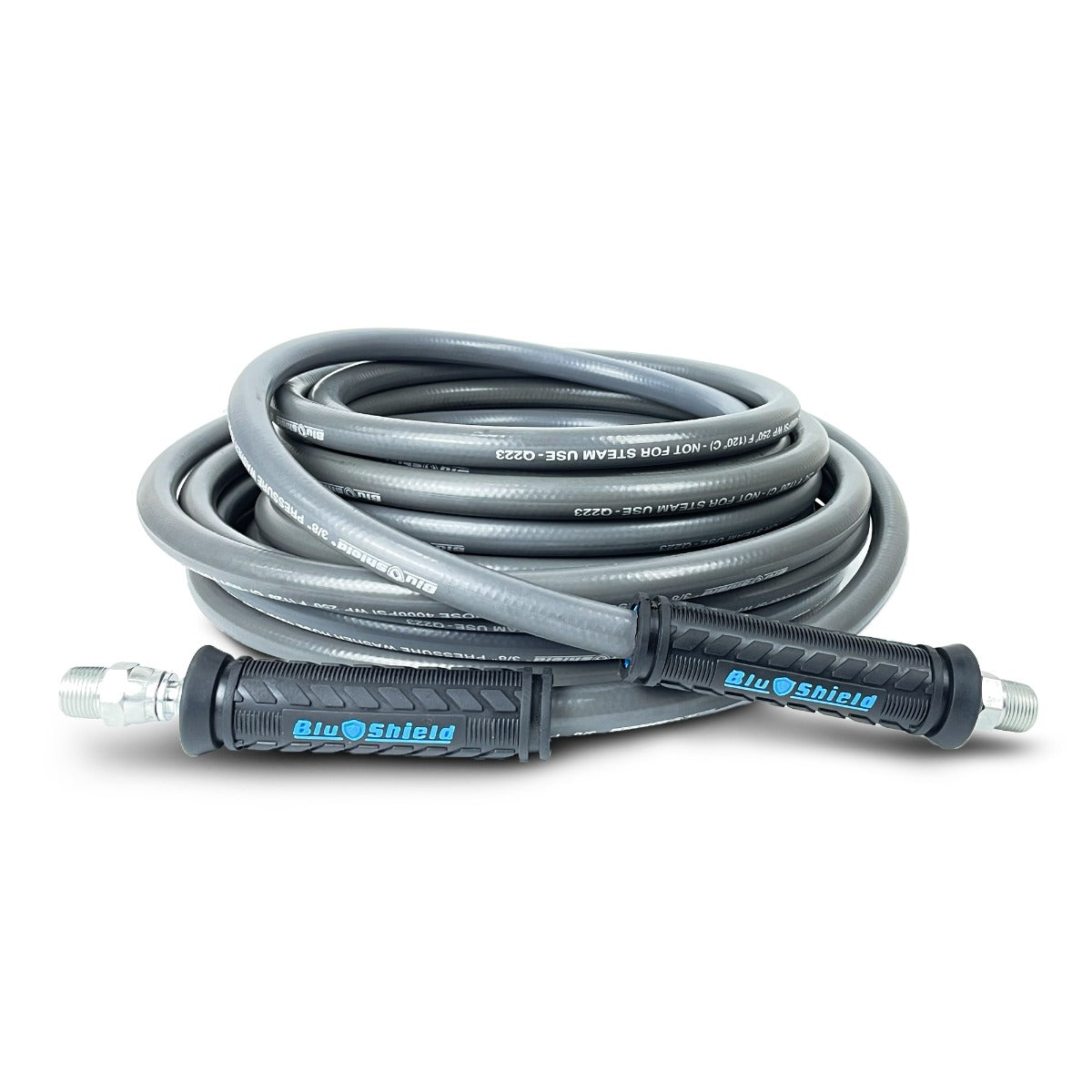 Blubird BluShield Single Wire 4000 PSI 3/8 in. X 50 ft. Non-Marking Pressure Washing Hose PWSW3850