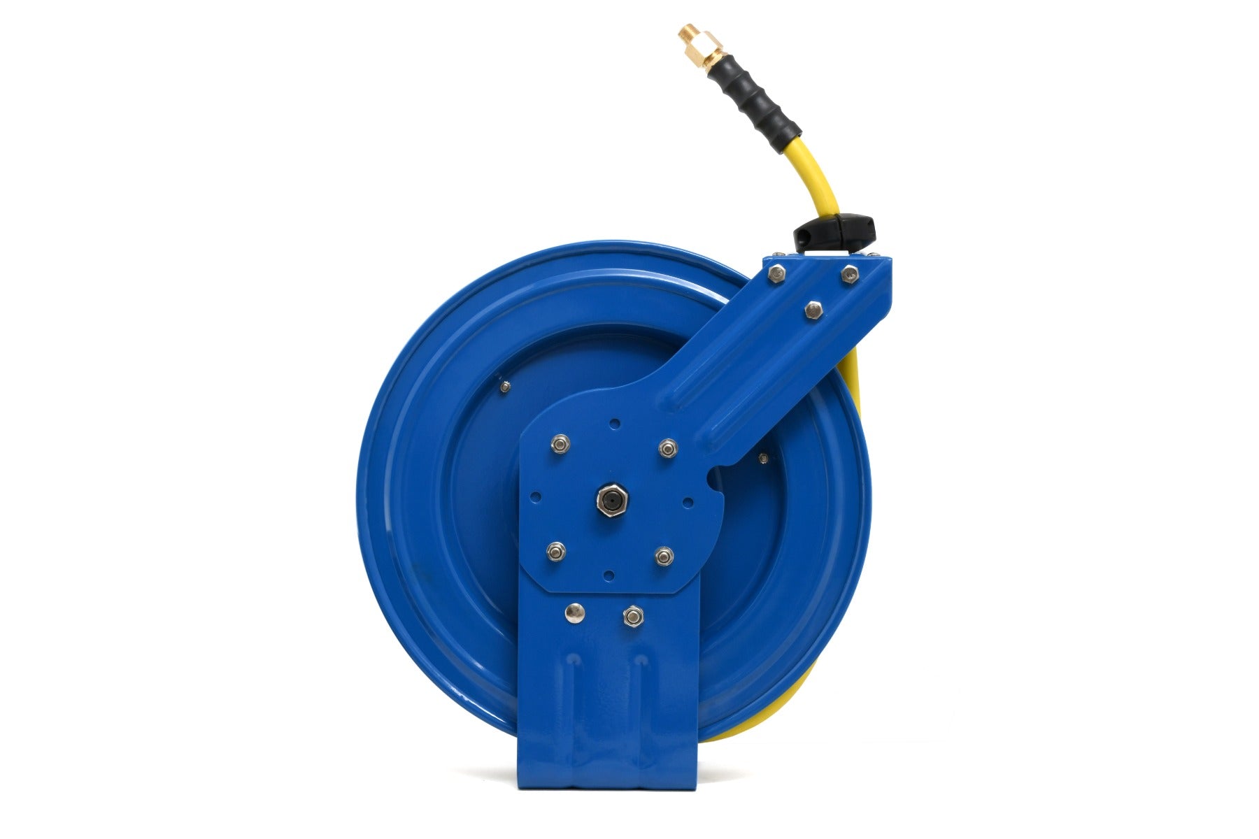 Blubird OilShield 1/2 in. x 50 ft. Rubber Air Hose Heavy Duty Single Arm Reel OSRHD1250