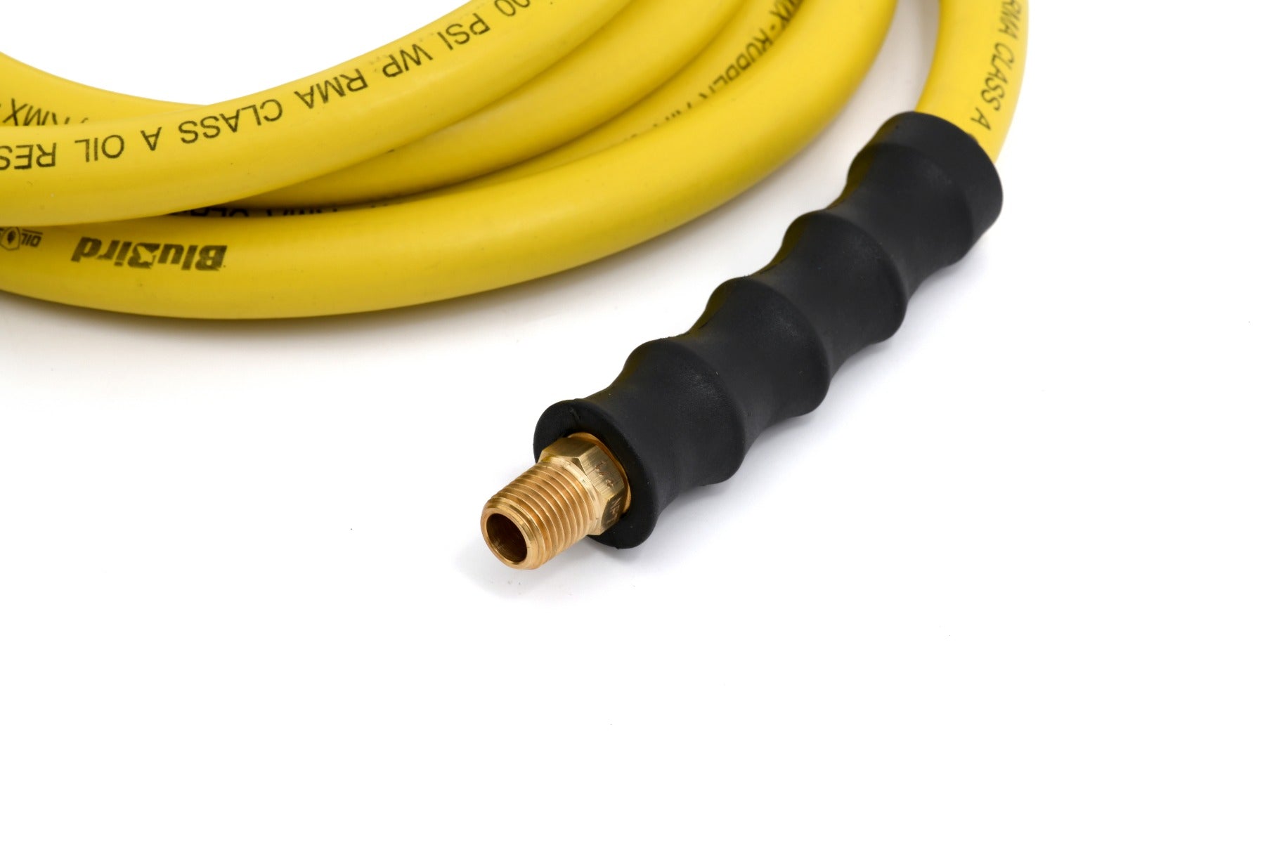 Blubird OilShield 3/8" X 15' Rubber Air Hose Assembly 3/8" Male-NPT OS3815