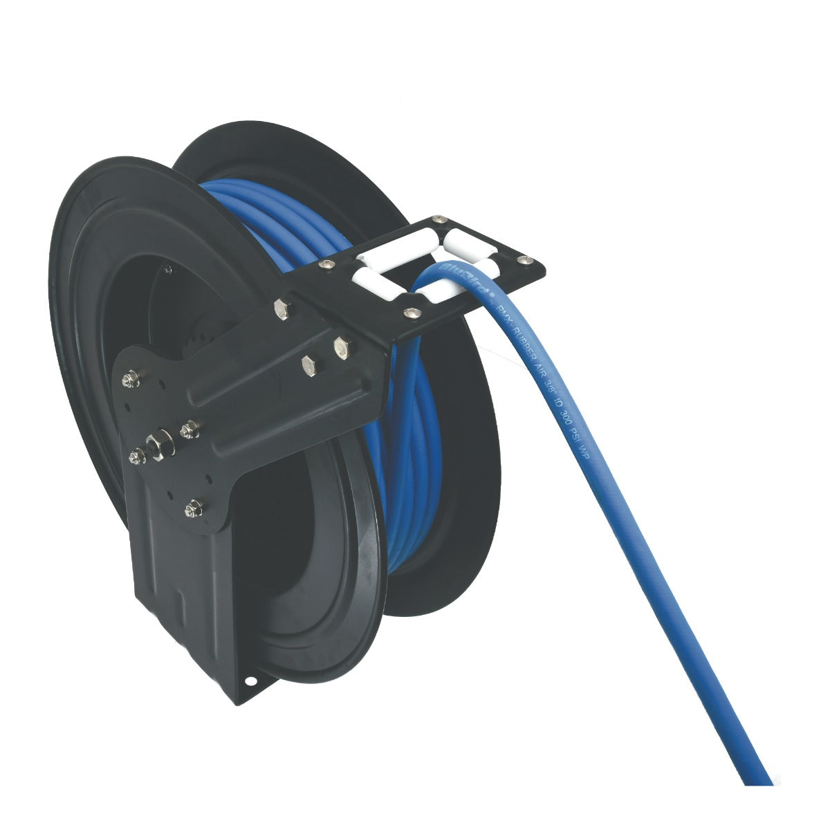 BluBird 1/2 in. x 50 ft. Retractable Rubber Air Hose Reel