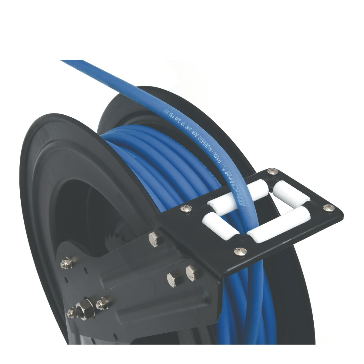 BluBird 1/2 in. x 50 ft. Retractable Rubber Air Hose Reel