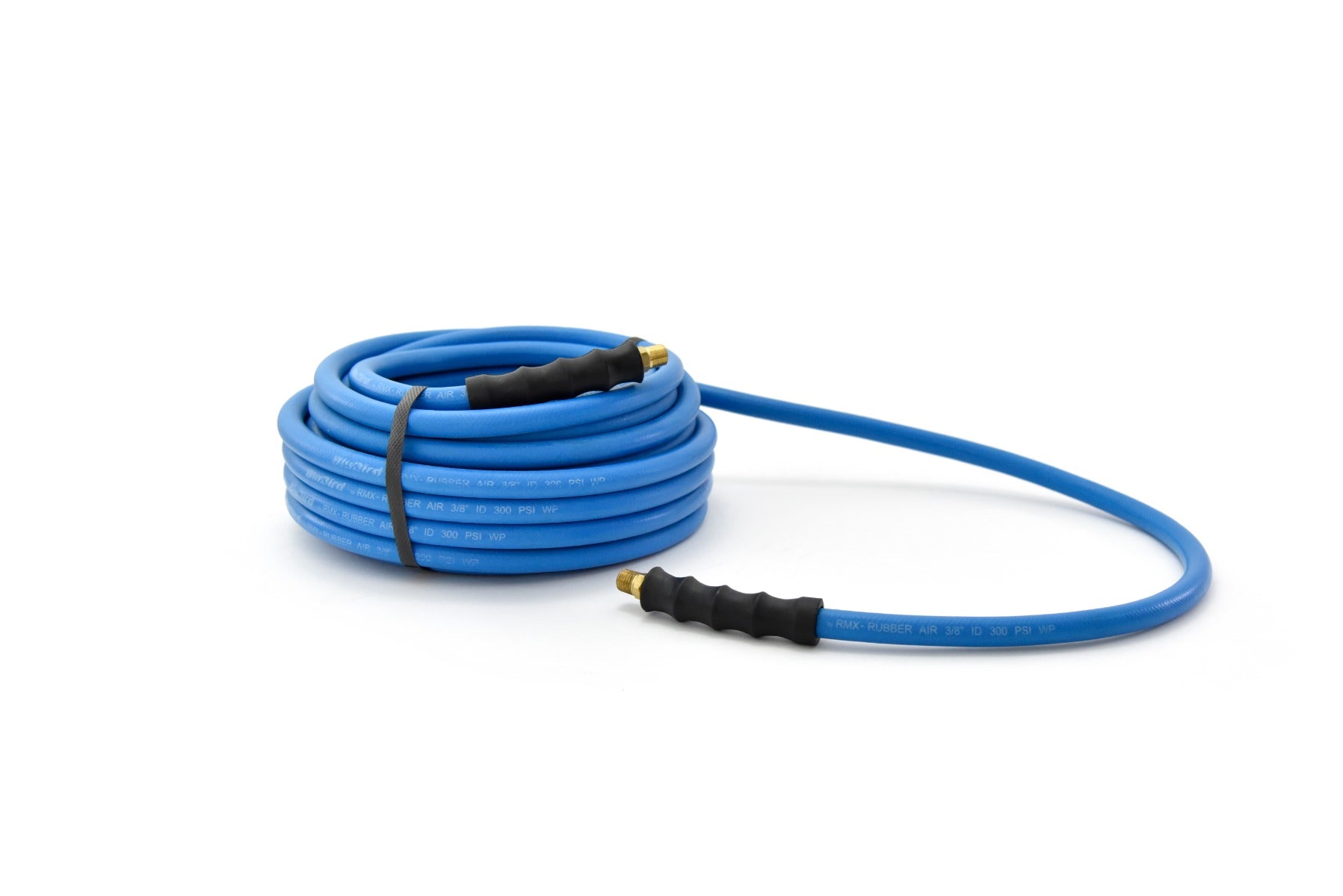 Blubird 3/8" X 100' Rubber Air Hose Assembly 3/8" Male-NPT BB38100
