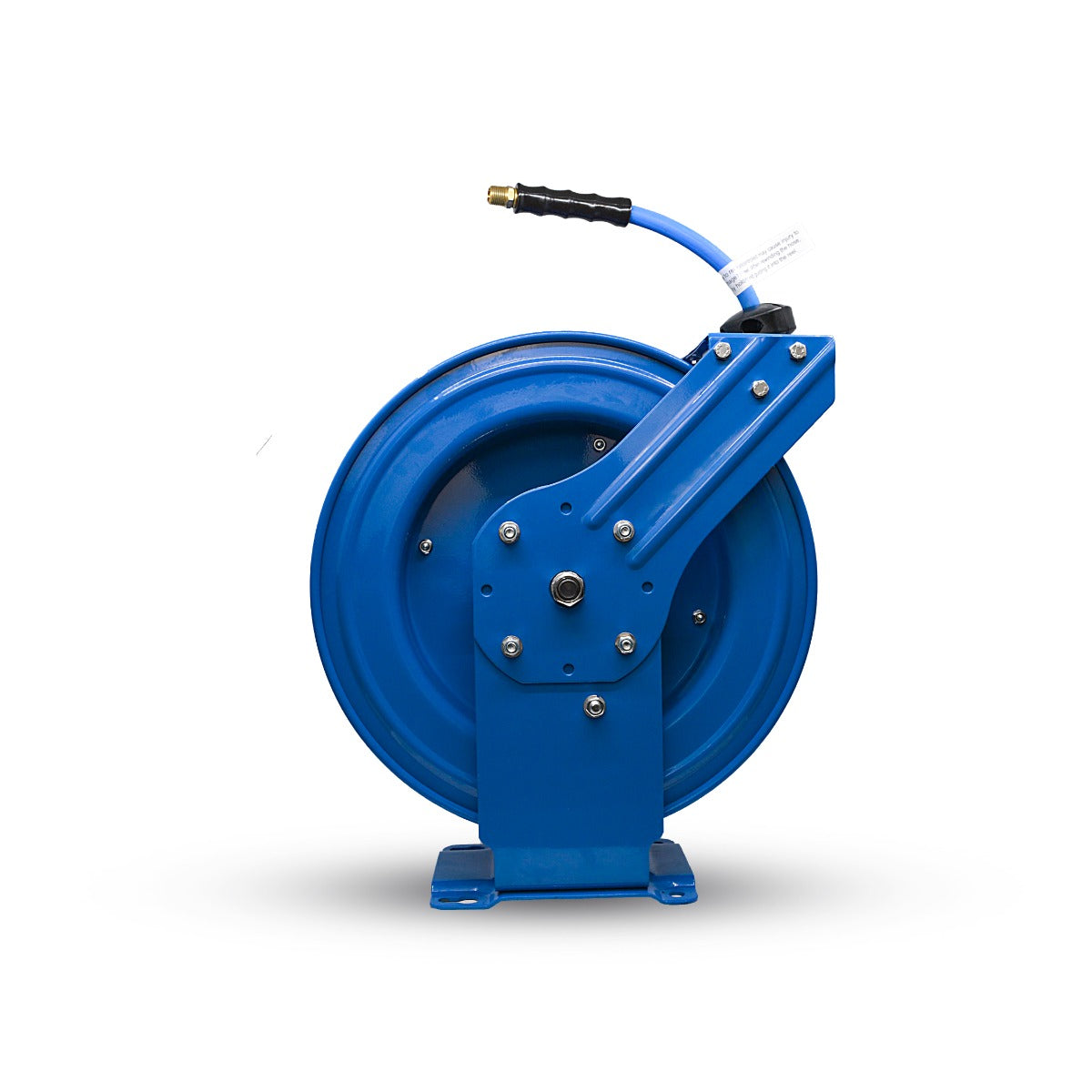 Blubird 3/8" X 50' Air Hose Dual Arm XL 18 Gauge Retractable Reel w/ 3' Jumper Hose 3/8" Male-NPT BBRDA3850