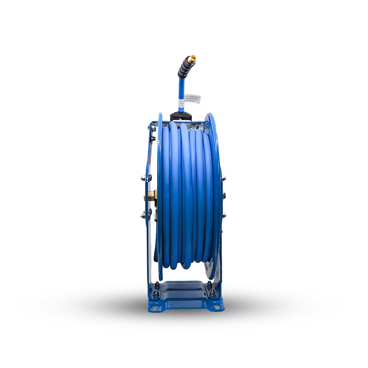 BluBird 3/8 in. x 50 ft. Rubber Air Hose Dual Arm Reel