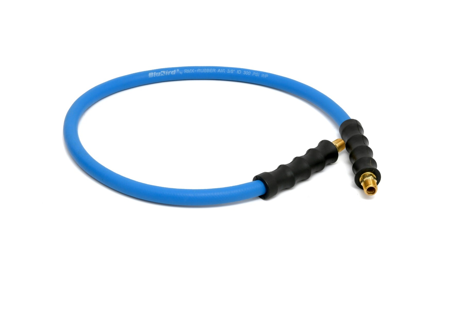 BluBird 3/8 in. x 3 ft. Rubber Lead In Air Hose