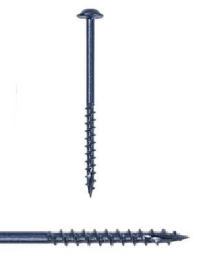 Kreg Screws, Blue-Kote weather resistant - 2-1/2", #8 Coarse, Washer-Head, 250ct SML-C250B-250