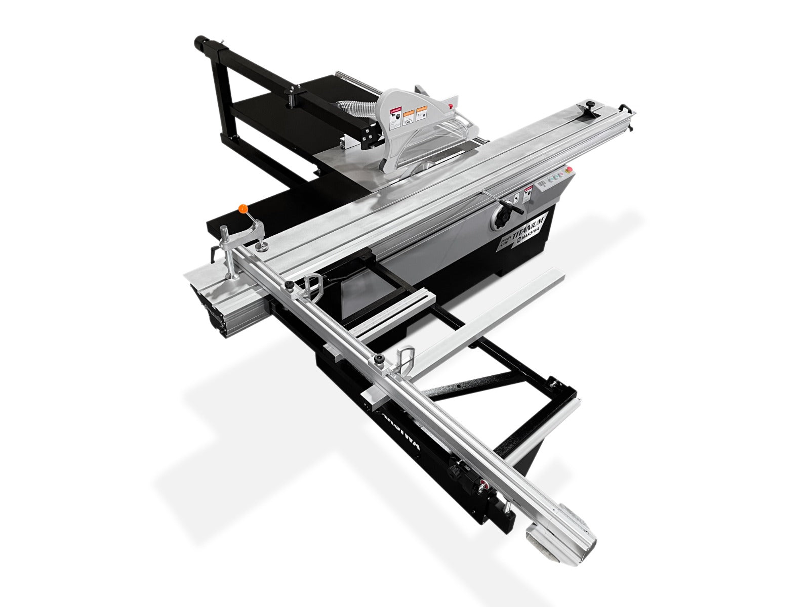 Maksiwa TITANIUM Sliding Panel Saw, 1 Phase, 5HP, 220V BMT.3200.IR TITANIUM