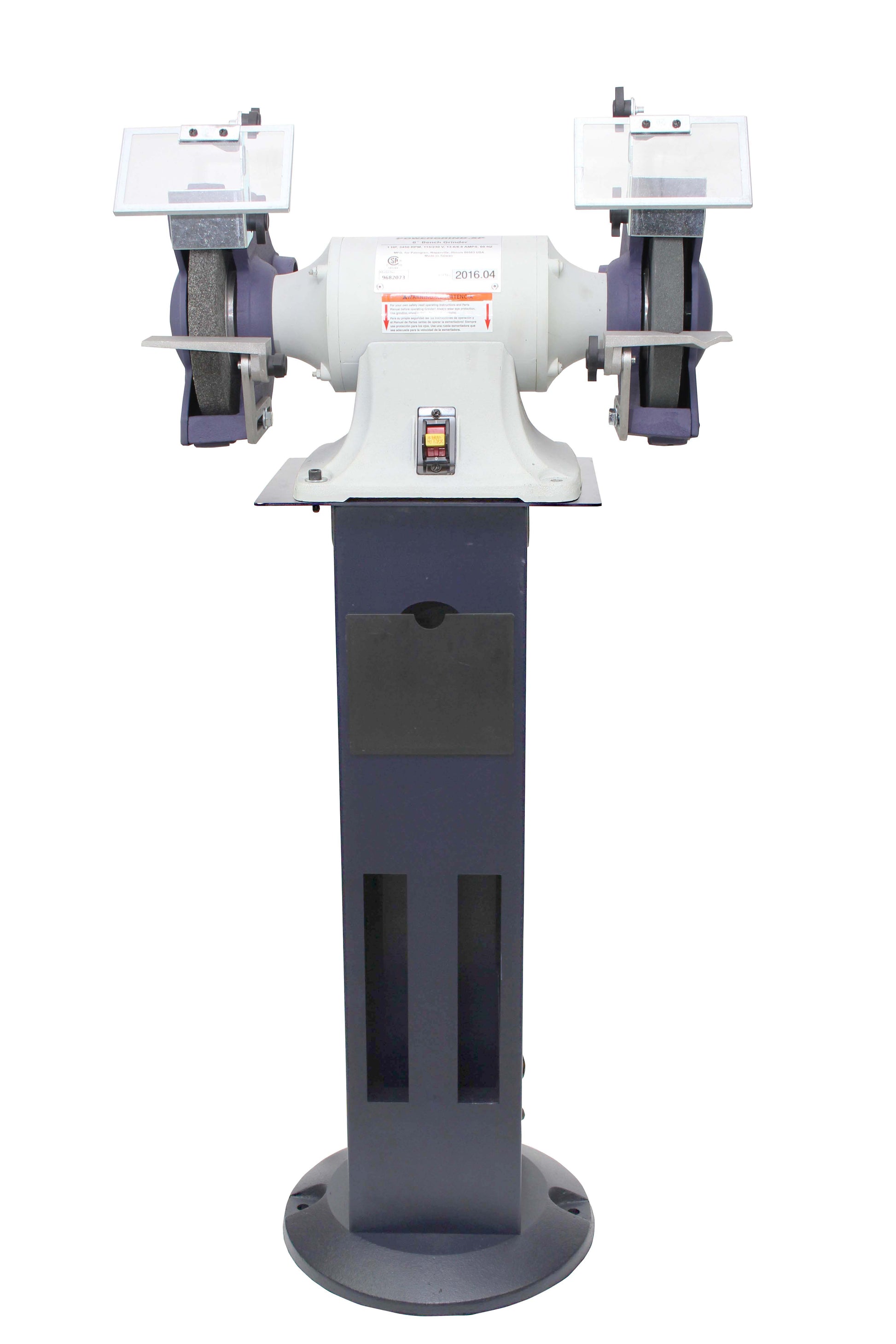 Palmgren 8" XP Bench Grinder/Pedestal Stand Combo 9682078