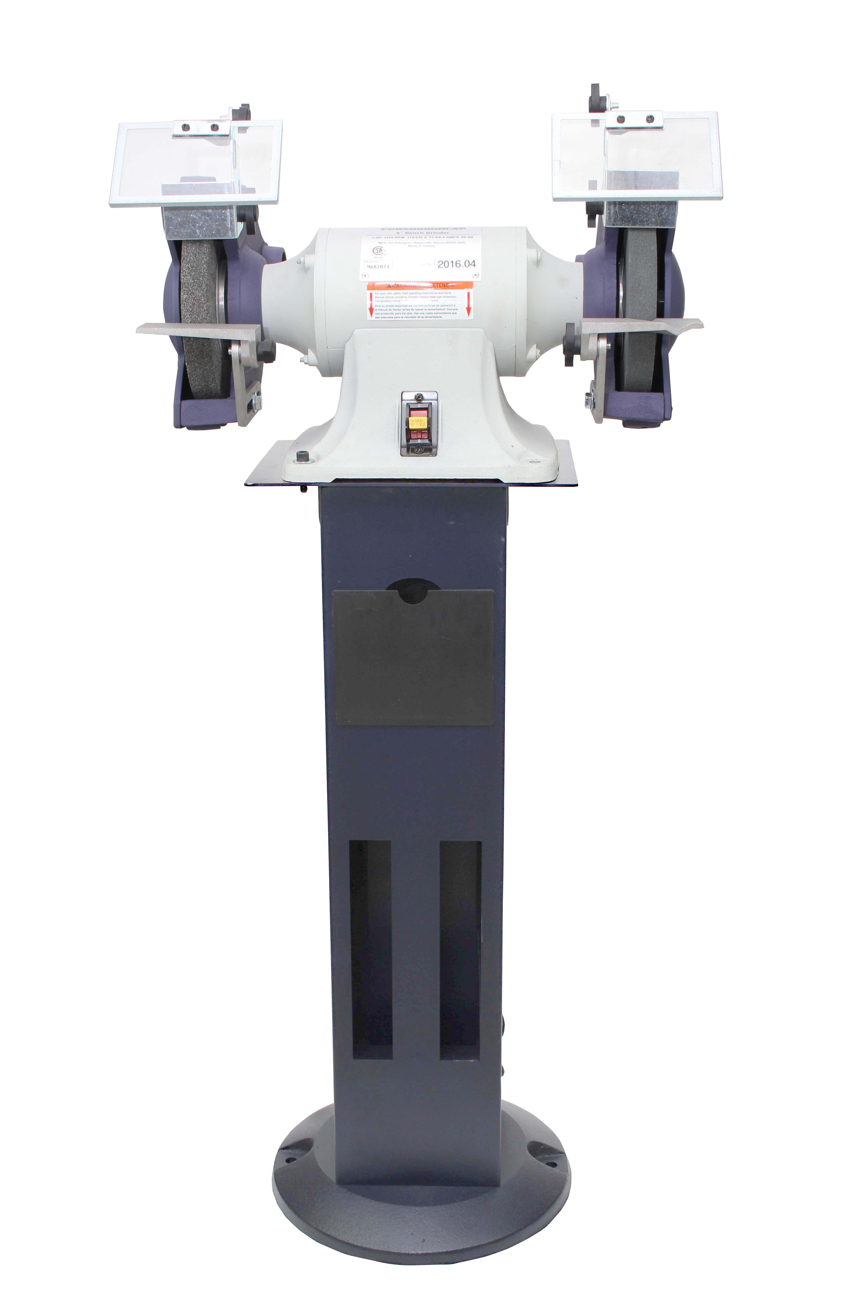 8" XP Bench Grinder/Pedestal Stand Combo