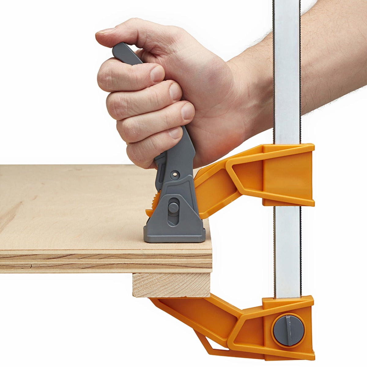 Bora 24 in. Lever Clamp, 4 in. Head 571024