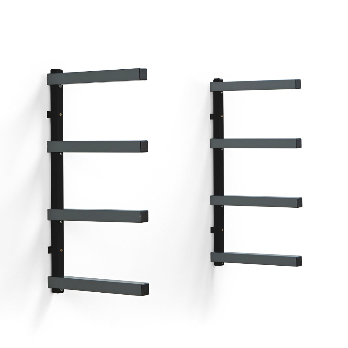 Bora 4-Level Lumber Storage Rack, Black and Gray PBR-004B