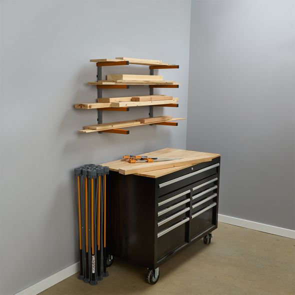 Bora 4-Level Lumber Storage Rack