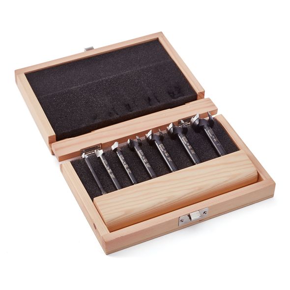 Bora 7-Piece Tempest Forstner Bit Set in Wood Box BFB-009867