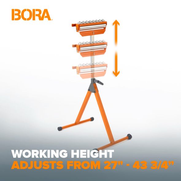 Bora A-Frame Tri-Function Pedestal Roller Stand PM-5093