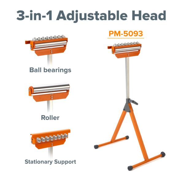 Bora A-Frame Tri-Function Pedestal Roller Stand PM-5093