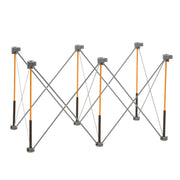 Bora Centipede 2 x 4 ft. x 30 in. Unit with 4 X-Cups, 2 Clamps, & Carry/Storage Bag CK6S