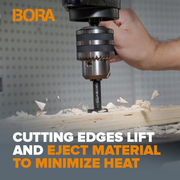 Bora 7-Piece Tempest Forstner Bit Set in Wood Box BFB-009867