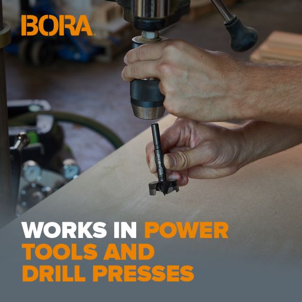 Bora 4-Piece Tempest Forstner Bit Set BFB-009966