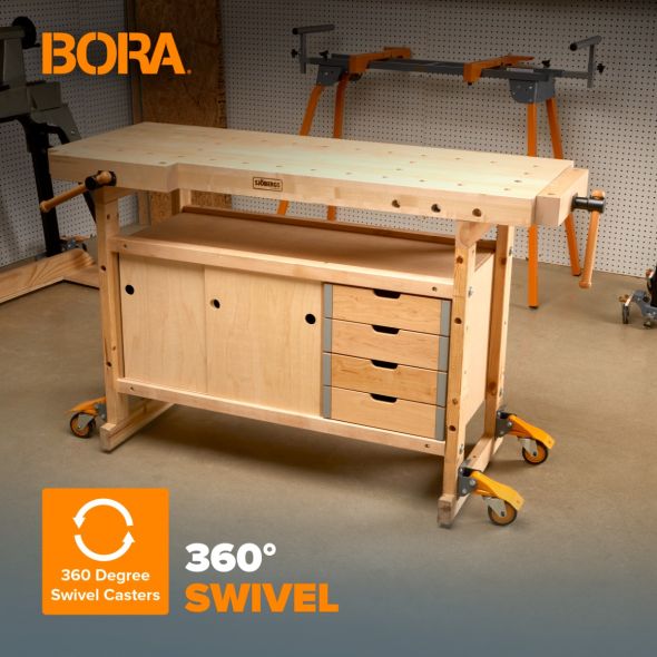Bora Workbench Caster Kit PM-950