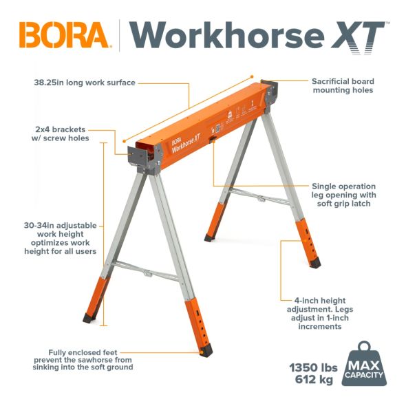 Bora Workhorse XT PM-3360
