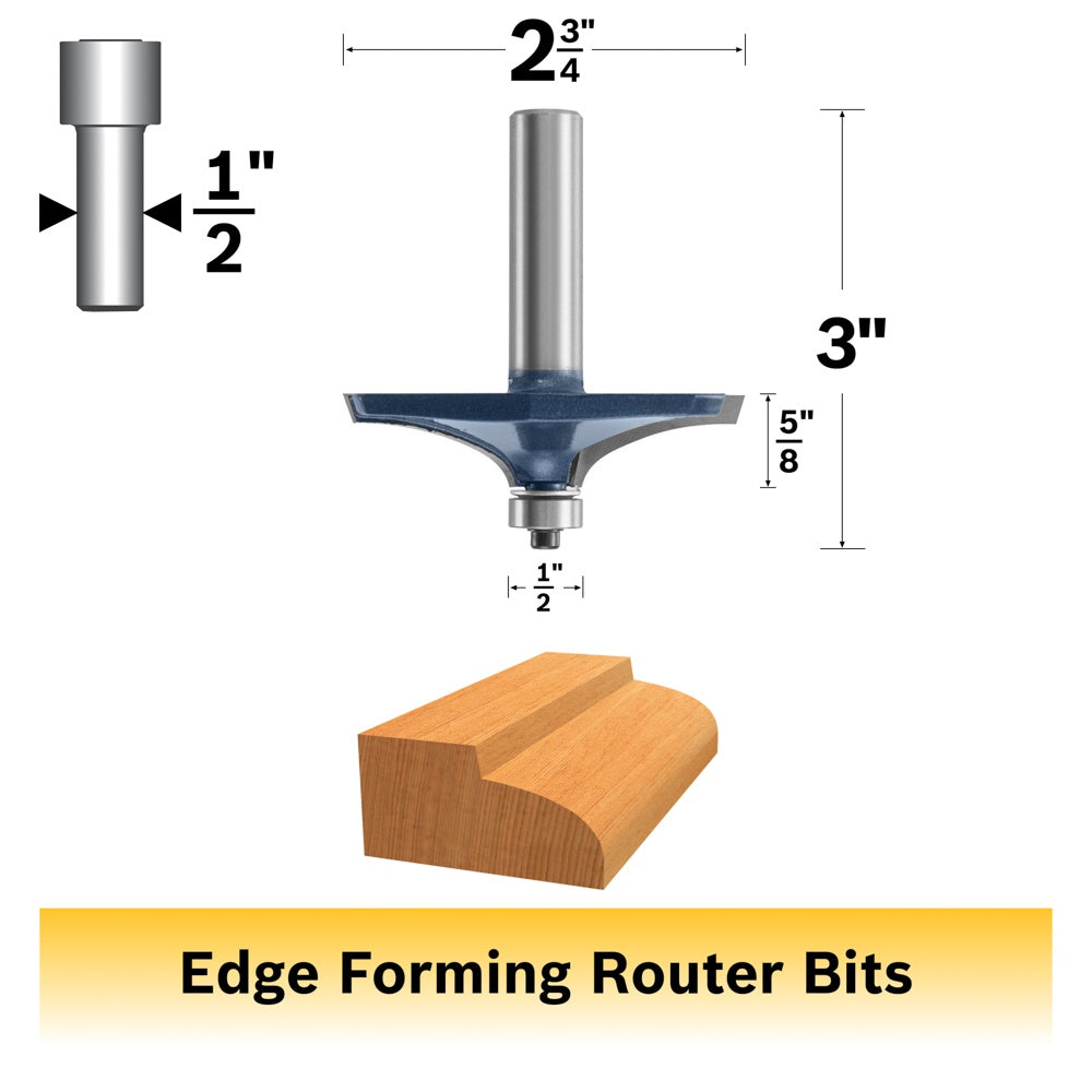 Bosch 2-3/4 x 5/8" Carbide Tip Table Edge Bit 84515M