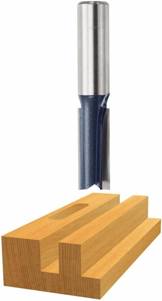 Bosch 1/2 x 2" Carbide-Tip 2-Flute Straight Router Bit 85251MC