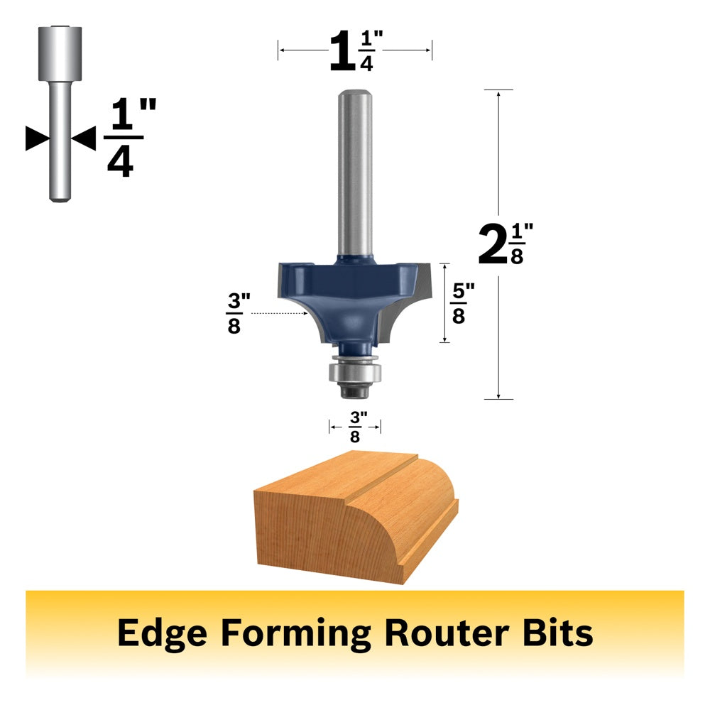 Bosch 3/8 x 5/8 in. Carbide Tipped Beading Bit