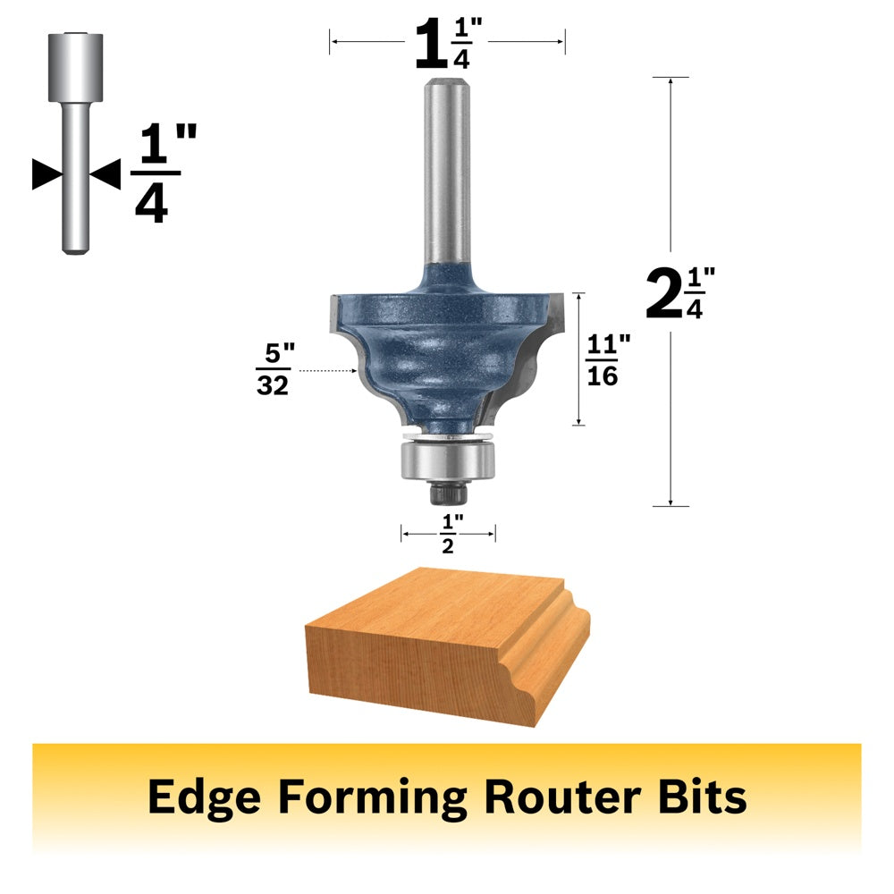 Bosch 1-1/4 x 11/16" Carbide Tip Wavy Edge Bit 85606M