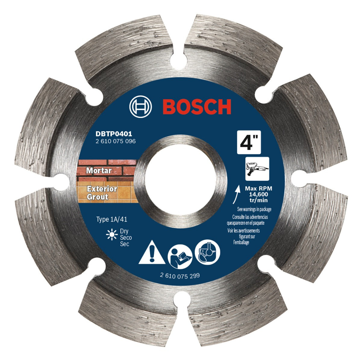 Bosch 4" Premium Segmented Tuckpointing Blade DBTP0401