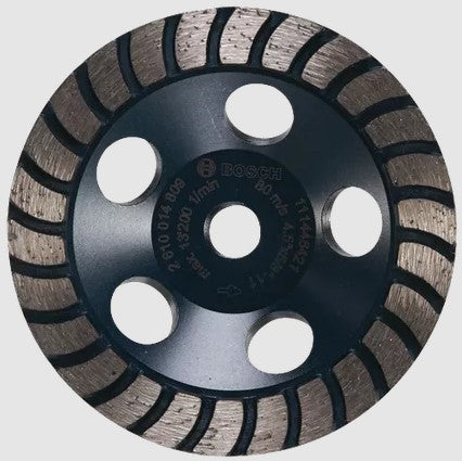 Bosch 4-1/2" Turbo Hubbed Row Diamond Cup Wheel DCTH04501