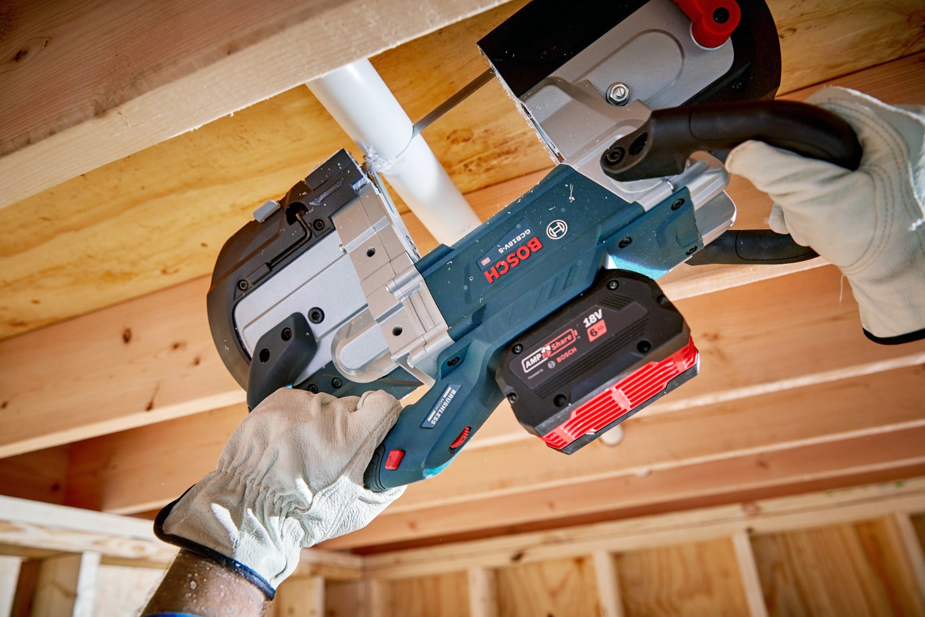 Bosch 18V 5 in. Deep Cut Band Saw w/ (2) 6.0 Ah CORE Performance Batteries GCB18V-5B26