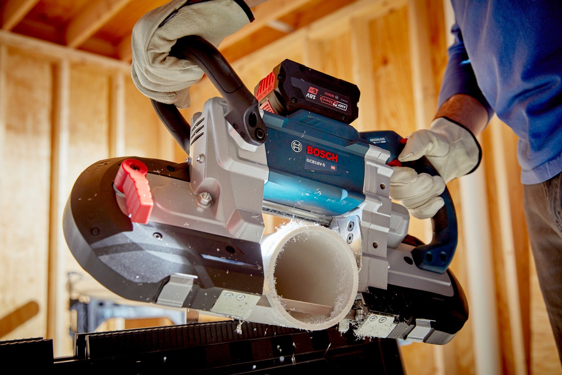 Bosch 18V 5 in. Deep Cut Band Saw w/ (2) 6.0 Ah CORE Performance Batteries GCB18V-5B26