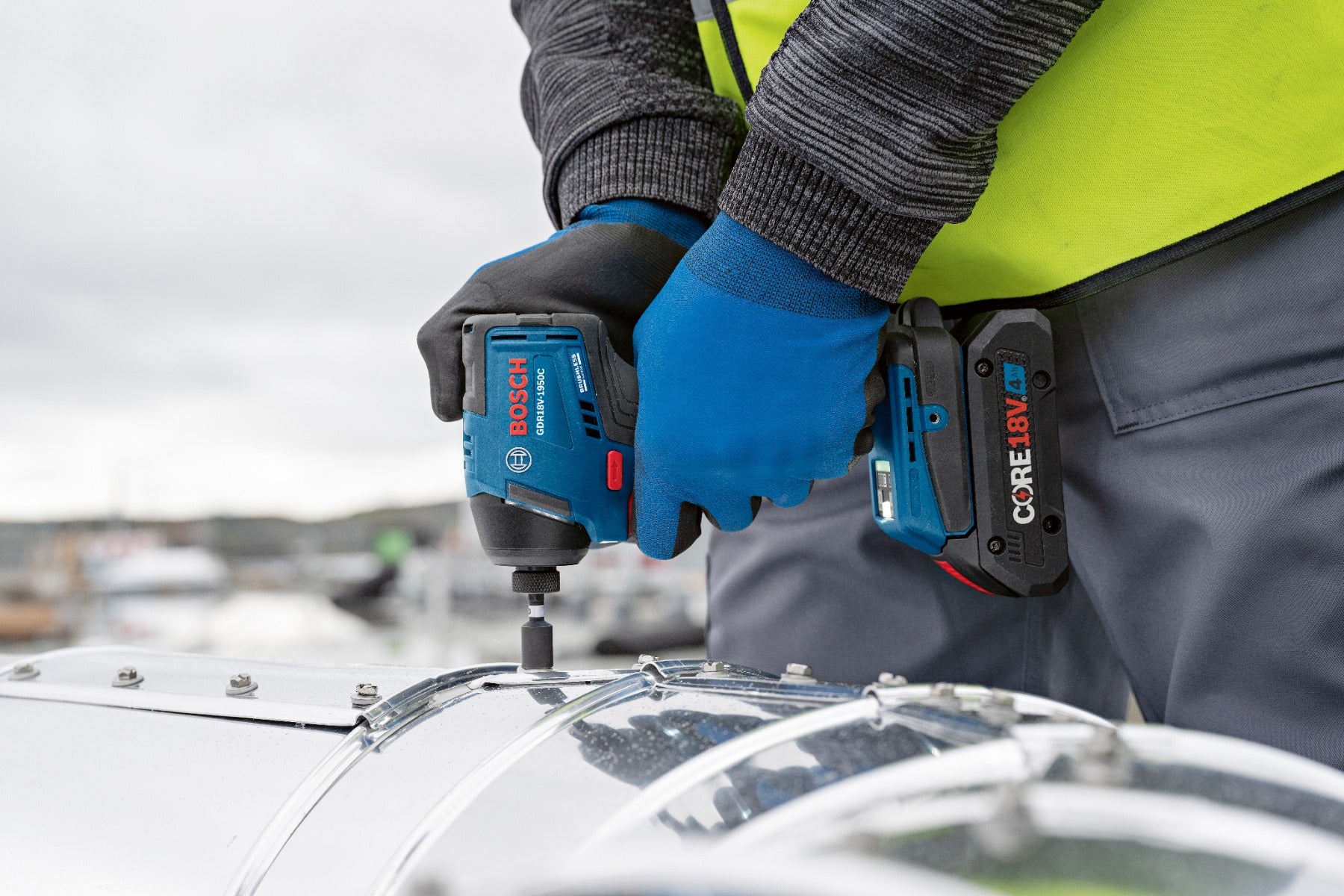 Bosch 18V Brushless Impact Driver (Bare Tool) GDR18V-1950CN