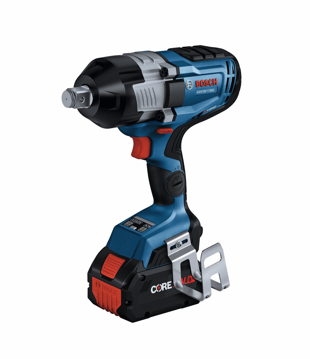 Bosch PROFACTOR 18V 3/4 in. High Torque Impact Wrench Kit w/ (2) 8 Ah Batteries GDS18V-1180CB28