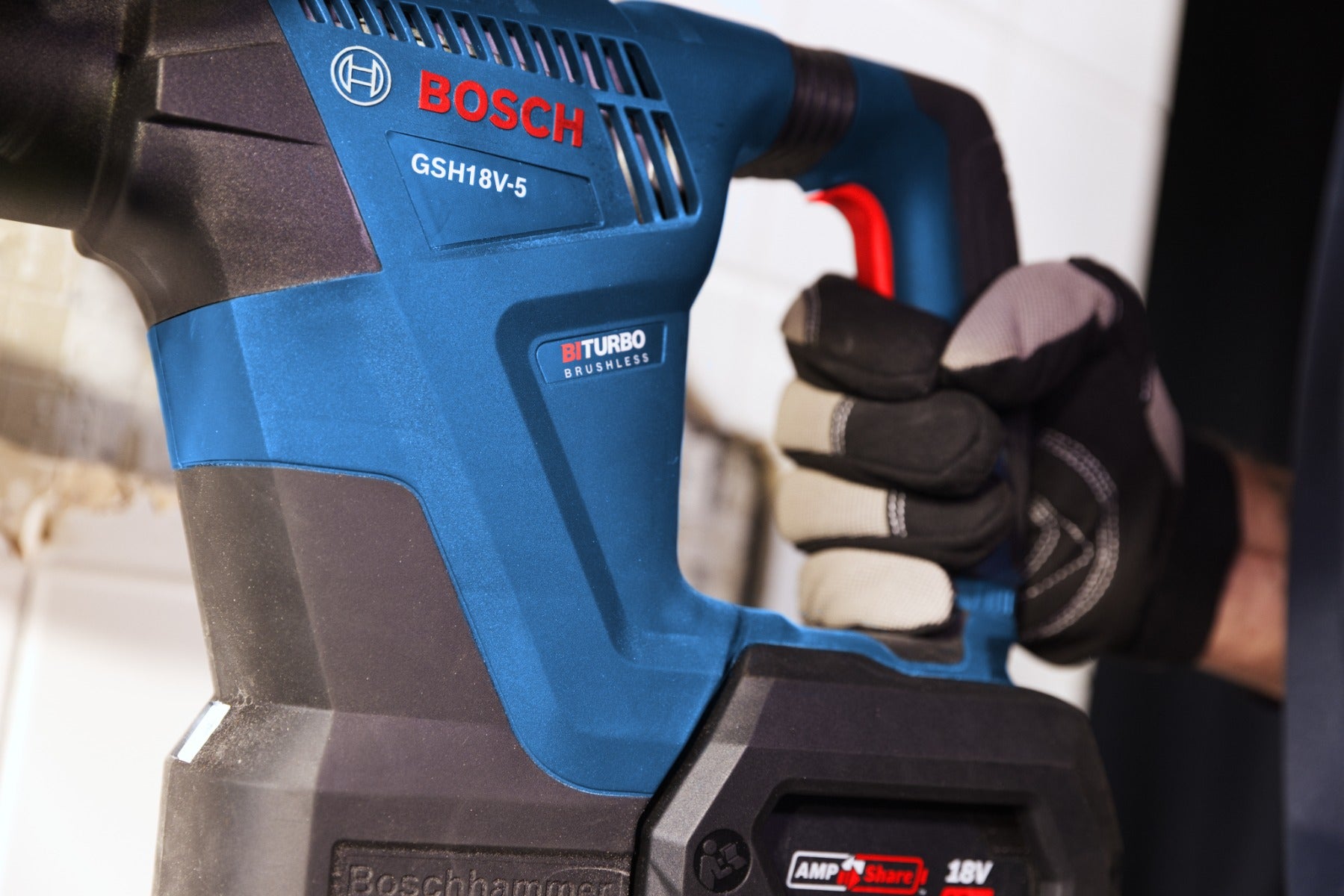 Bosch PROFACTOR 18V SDS-max Demolition Hammer (Bare Tool) GSH18V-5L