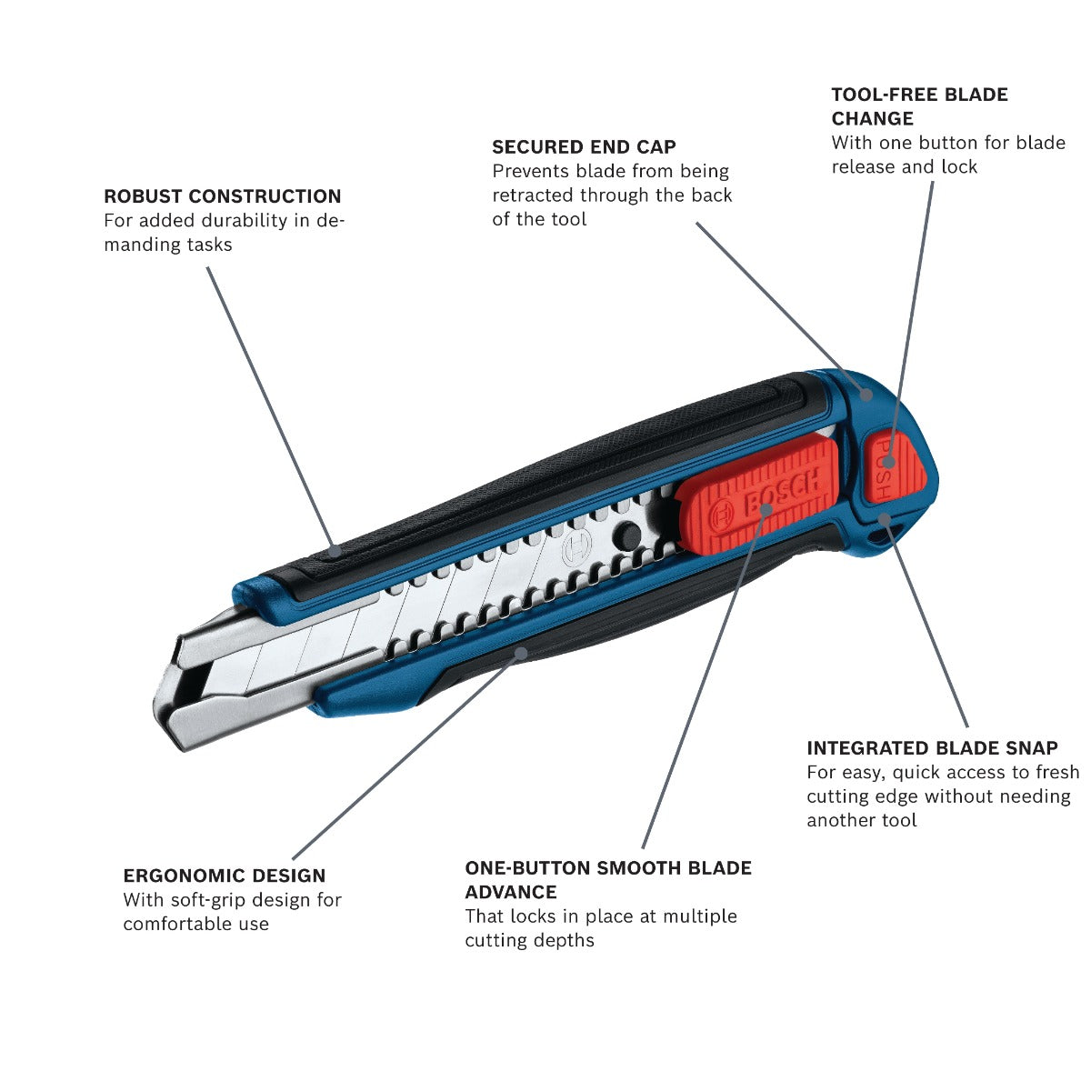 Bosch 2pc Utility Knife Set H11-14100-1