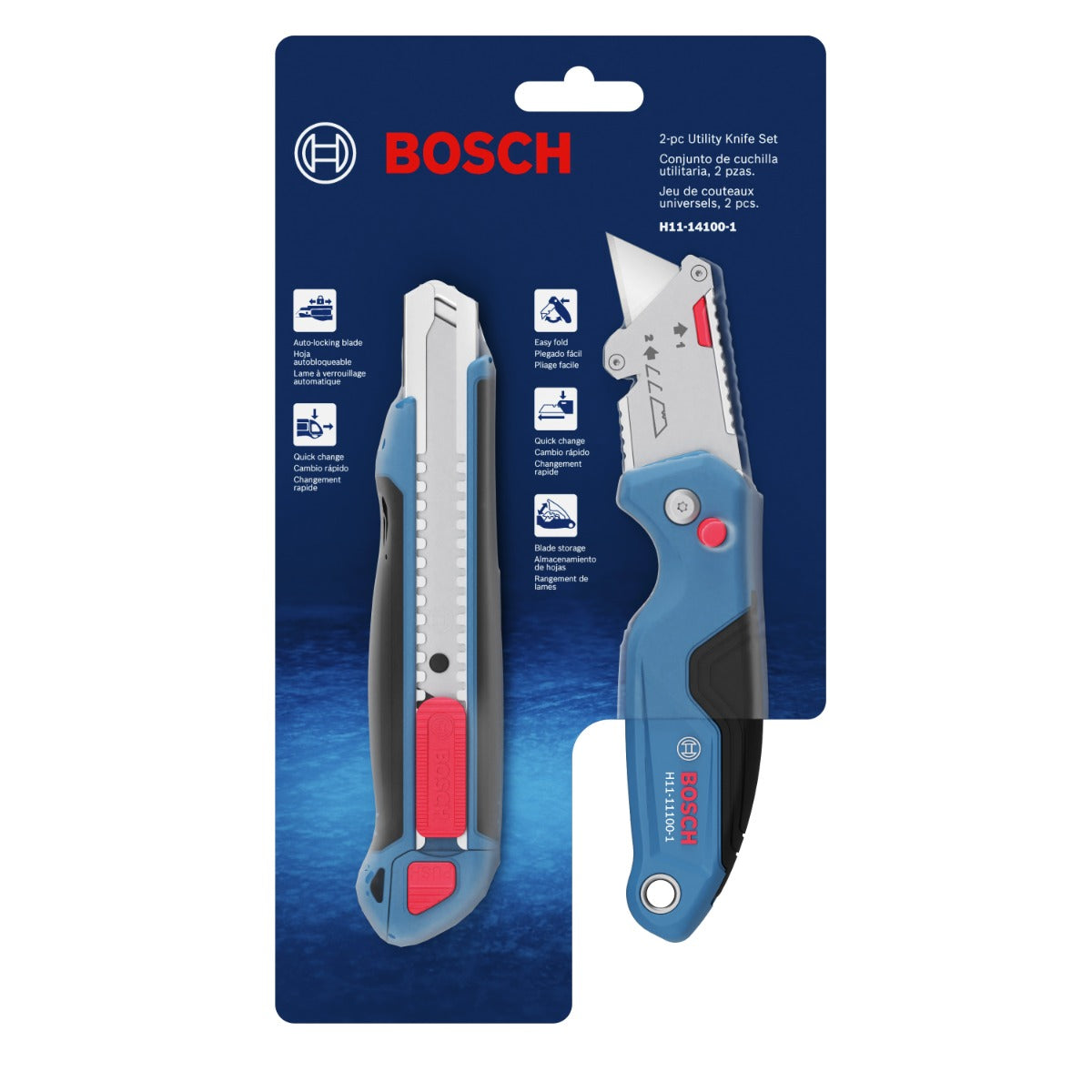Bosch 2pc Utility Knife Set H11-14100-1