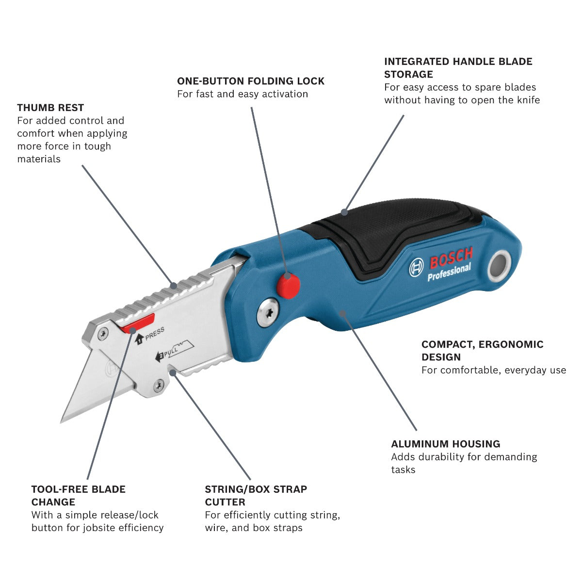 Bosch 2pc Utility Knife Set H11-14100-1