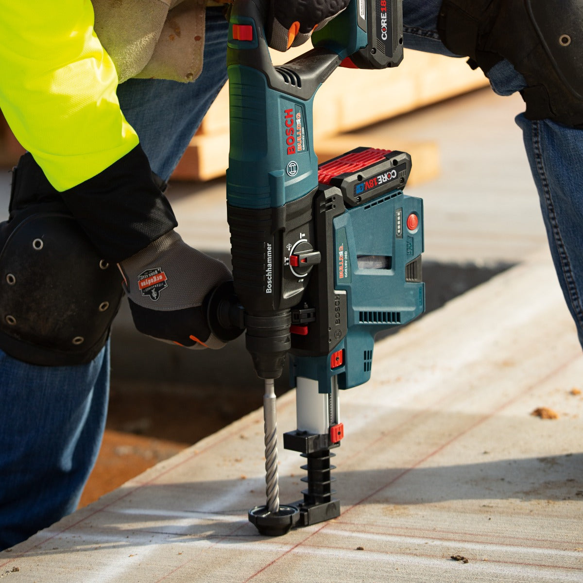 Bosch 1-1/4 in. x 8 in. x 10 in. SDS-plus Bulldog Tough Carbide Rotary Hammer Drill Bit HC4C2293