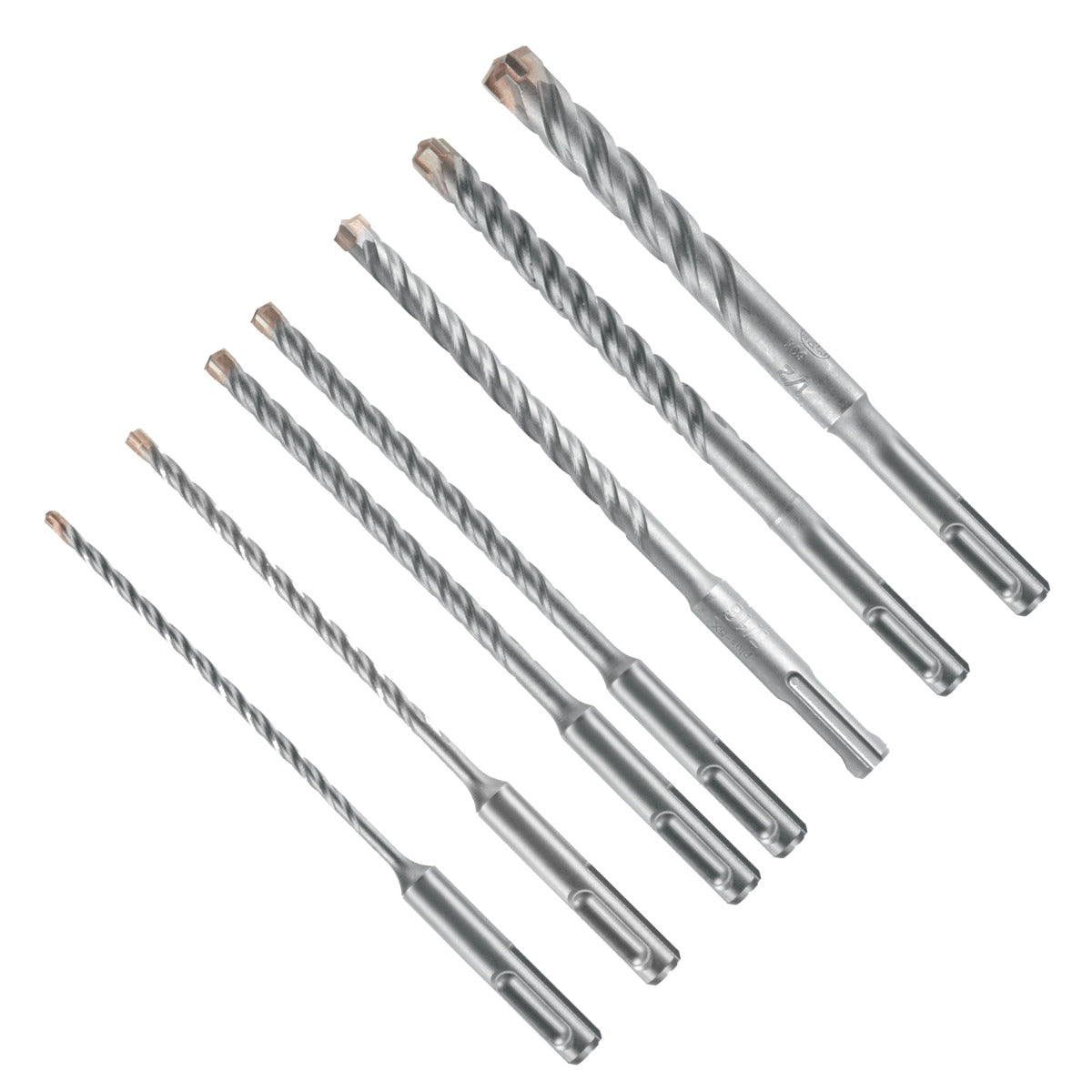 Bosch 7 Pc. SDS-plus Bulldog Tough Rotary Hammer Bit Set HC4CK007