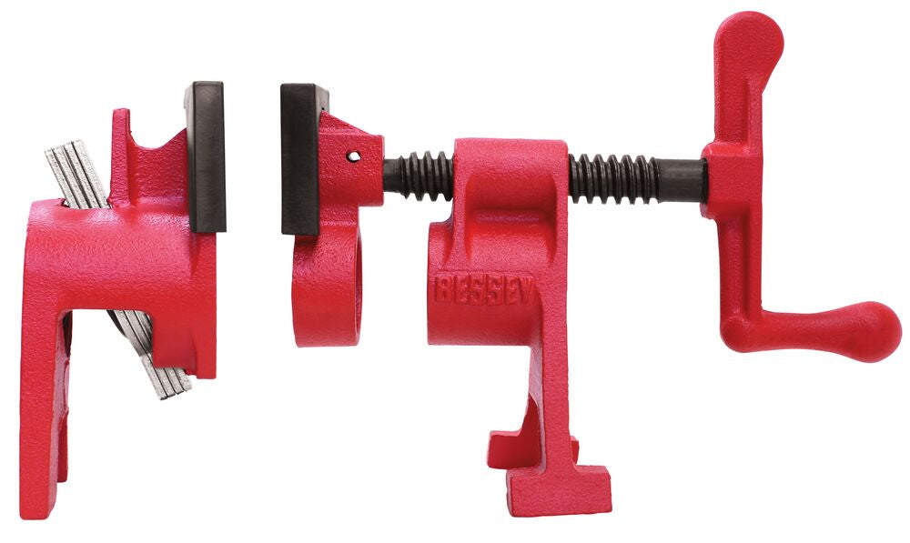 Bessey Tools H-Series Pipe Clamp Fixture Set for 1/2 in. Black Pipe BPC-H12