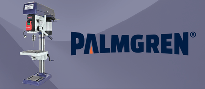Palmgren drill press on a gradient background