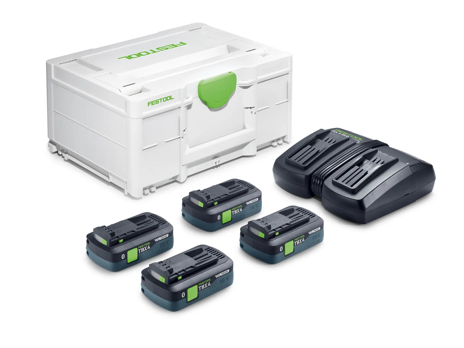Festool Ultimate DFC 500 18V Cordless DOMINO Joiner Kit with TBX Tabless Battery Set