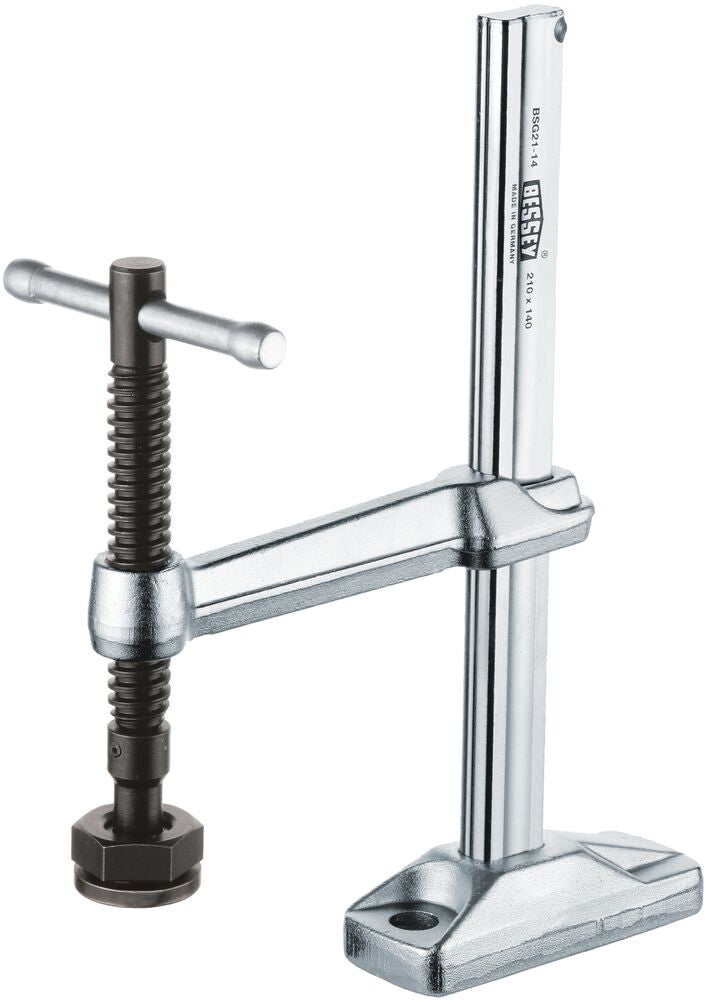 Bessey Tools 8.25 in. Table Mount Hold Down Clamp, 5.5 in. Throat Depth, 2650 lb. Capacity BSG21-14