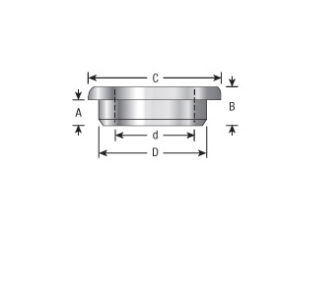 Amana Tool T Bushing 3/4 in to 1/2 in BU-561