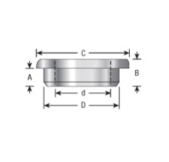Amana Tool T Bushing 1 in to 3/4 in BU-564