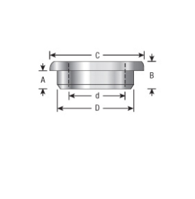 Amana Tool T Bushing 1-1/4 in to 1 in BU-568