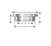 Amana Tool T Bushing 1-1/4 in to 3/4 in BU-570
