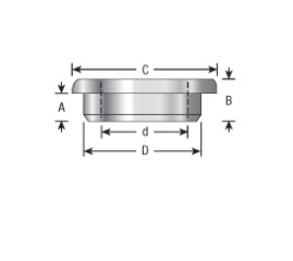 Amana Tool T Bushing 1-1/4 in to 3/4 in BU-570