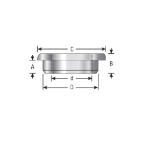Amana Tool T Bushing 1-1/4 in to 3/4 in Single BU-600